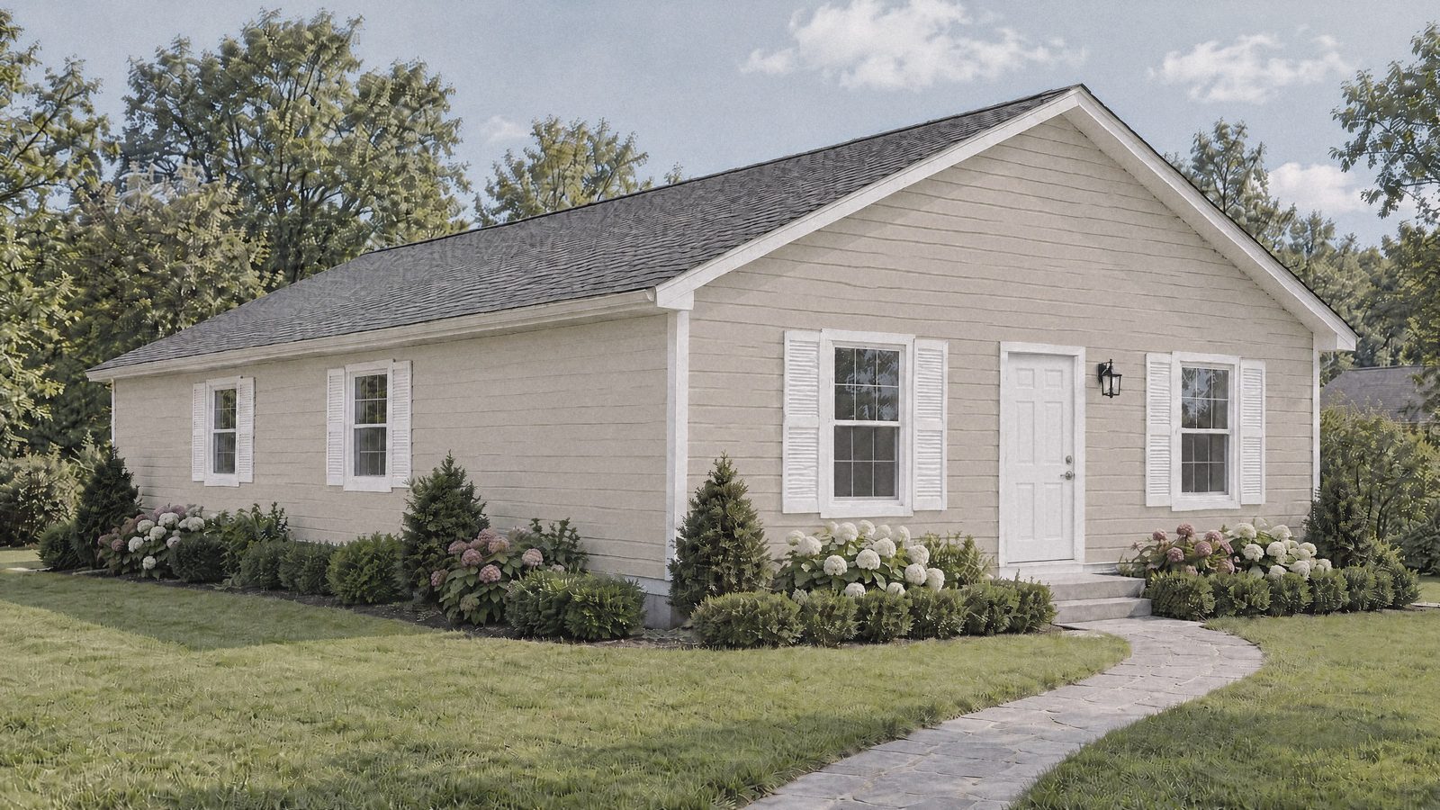 The Aerie, a 3-bedroom modular home, in Bone
