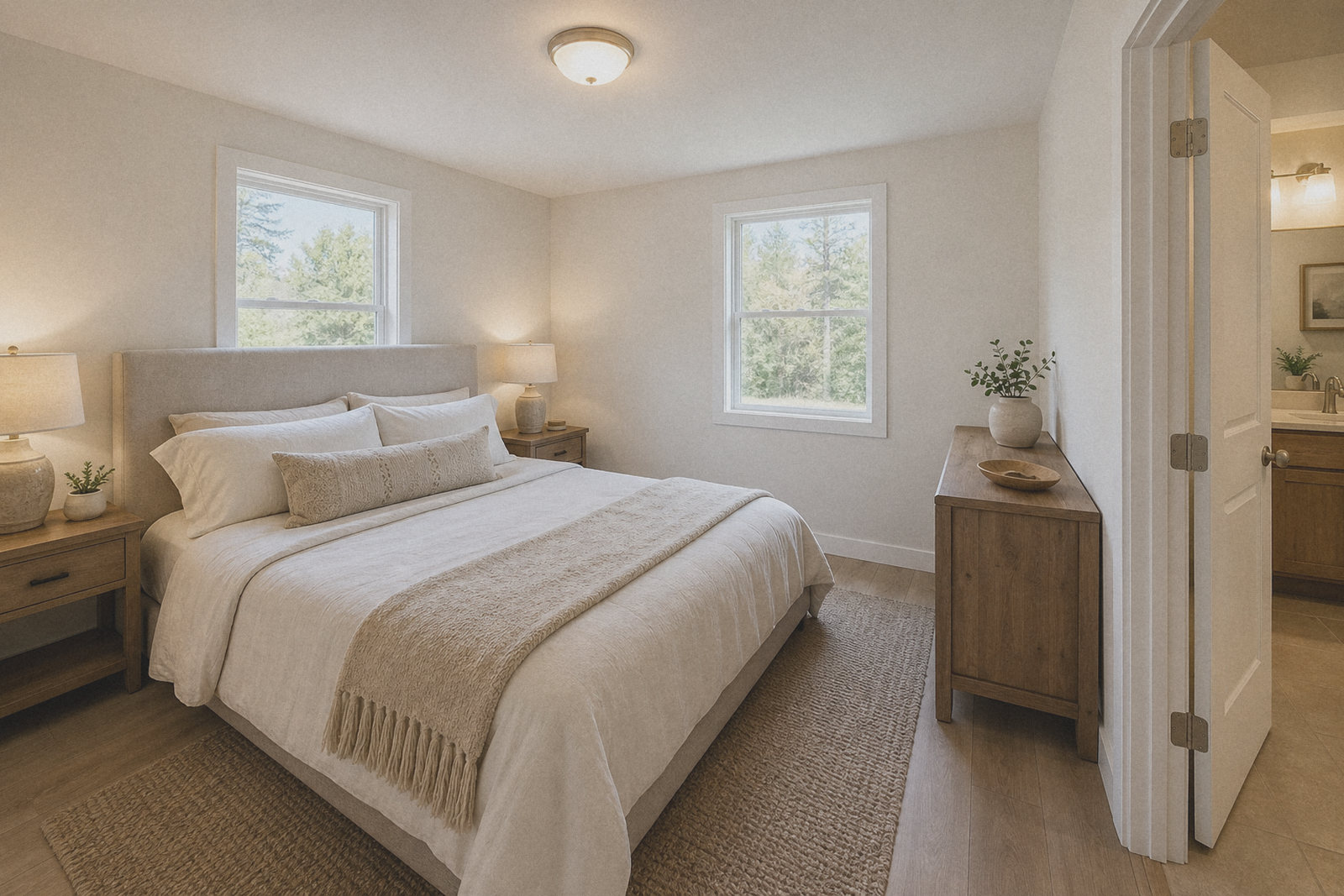 The Bough primary bedroom